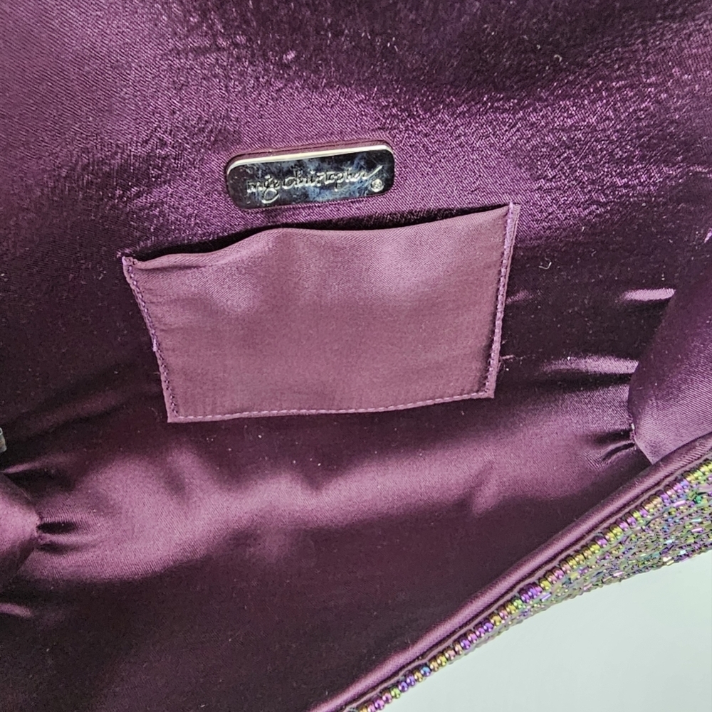 Inge Christopher Iridescent Beaded Multicolor Eve… - image 7